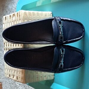 Aerosoles navy blue slip-on loafers, size 9